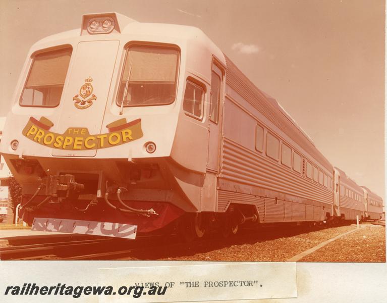 P07468
Prospector railcar set on inauguration run of 