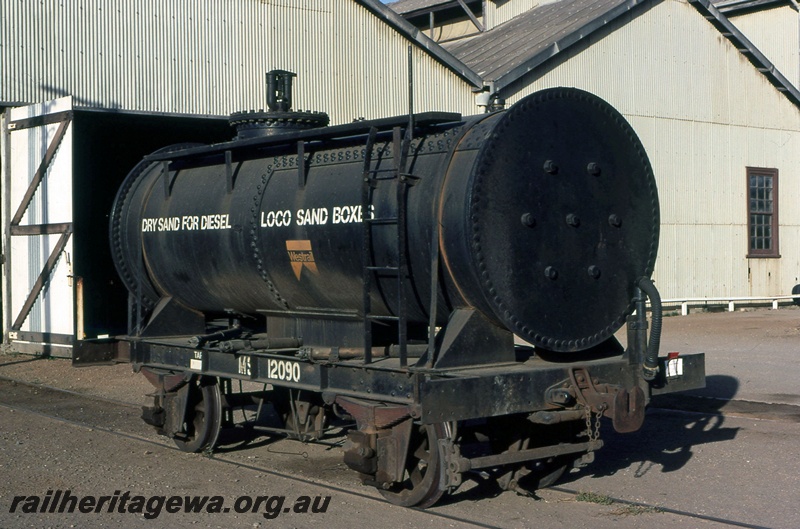 P15095
MS class 12090 tank wagon used for carrying dry sand for loco sand boxes. 

