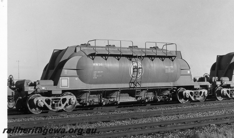 P17901
WN class 511, Forrestfield, nickel wagon, end and side view
