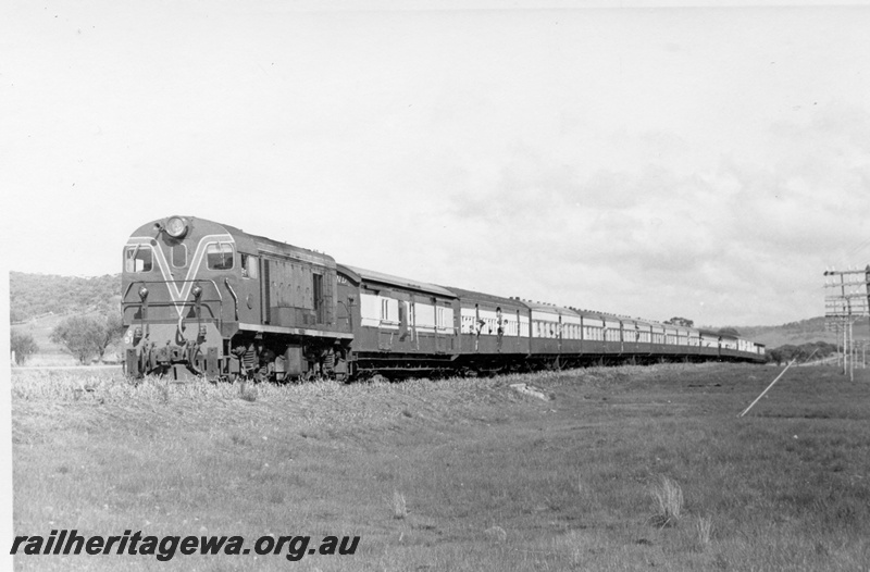 P18574
G class 51, on ARHS tour train to Calingiri, front and side view. See P00027
