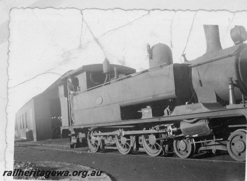 P19917
B class 183 at Fremantle loco. Last B class based at Fremantle. ER line.
