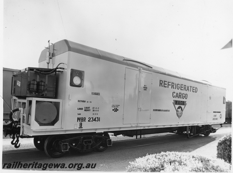 P20245
WBR class 23431  Refrigerated Cargo wagon.

