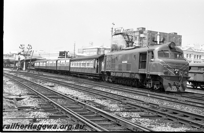 P22157
XA class 1410 departing Perth on a Claremont Royal Show Special passenger train. ER line. 
