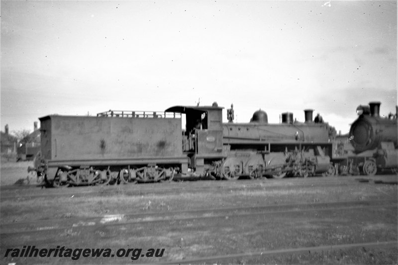 P22884
Q class 63, East Perth loco depot, end and side view
