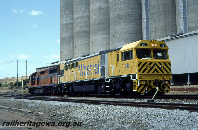 P23222
L class 253, Q class 307, silos, Avon Yard, ER line, side and end view
