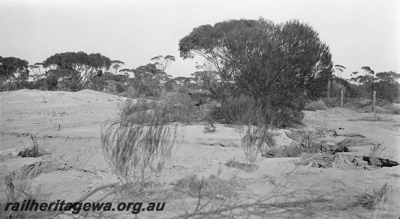 P23339
Koorda water supply - original dam. WLB line.
