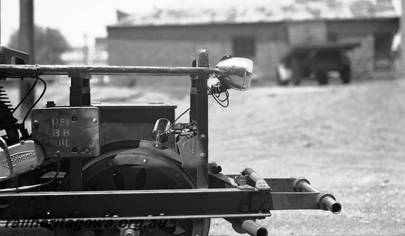 P23457
Blackburne motor trolley, system of lamp lighting for electrical school, film developed 19390110
