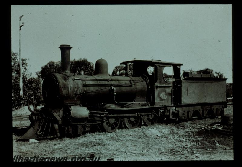 T00392
A class 11, 6 wheel tender, Midland, front and side view, same as T0416
