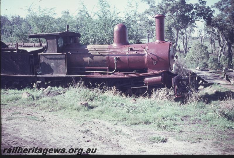 T01574
Adelaide Timber Company loco, Y class 71 steam loco, engine only, brown livery
