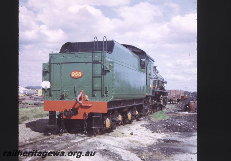T02074
W class 958, Midland, rear view of tender
