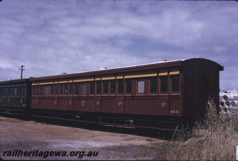 T02833
ACM class 33 carriage, ex MRWA JA class 6, Bunbury, 