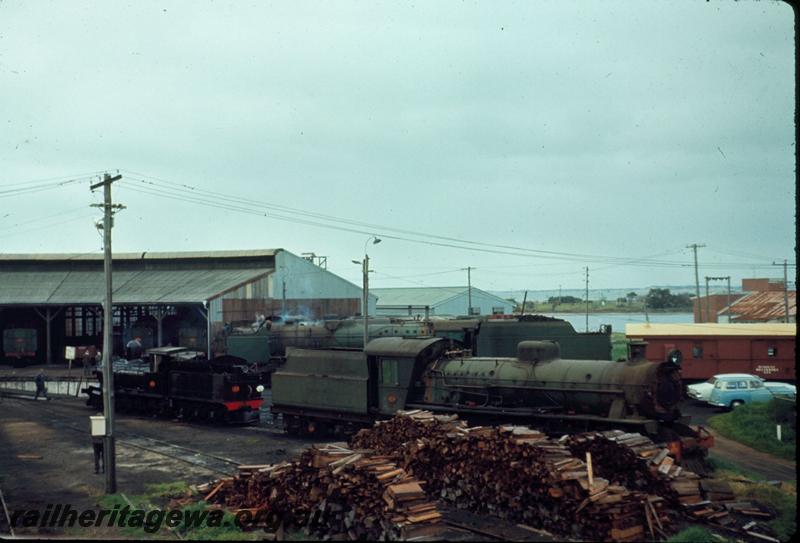 T02931
W class, G class, roundhouse, Bunbury loco depot, 