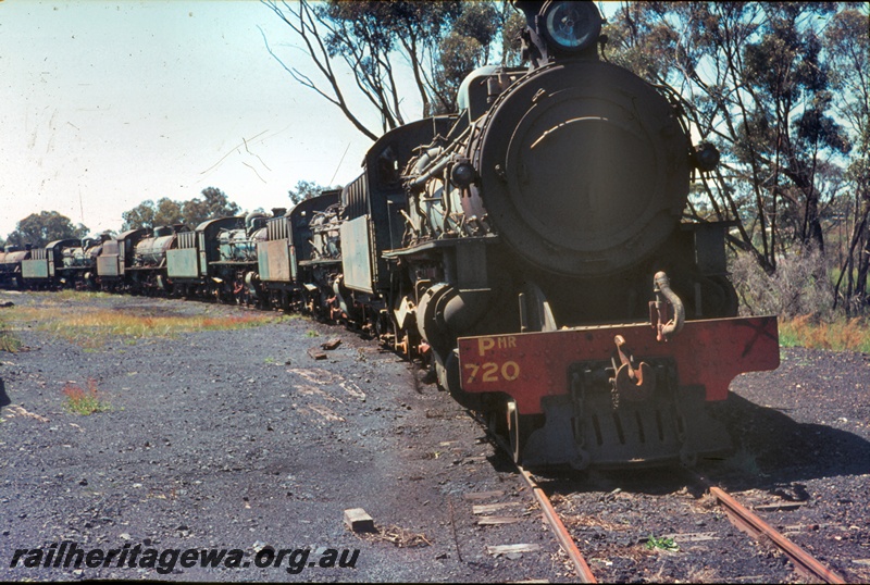 T04384
PMR class 720, other steam locos, stored at Narrogin
