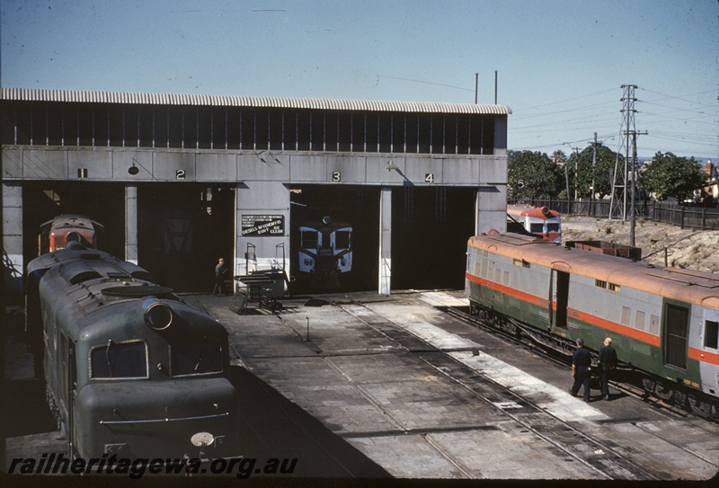 T04965
Loco depot, diesel shed, ADF class 490 