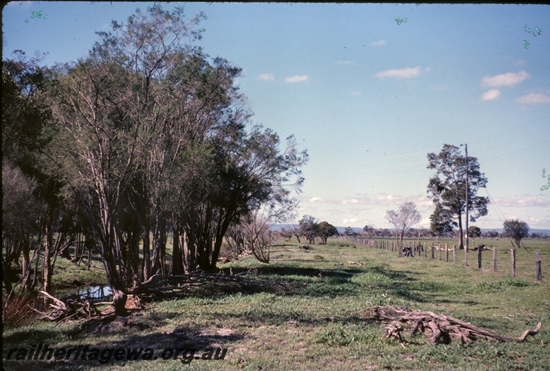 T05094
Railway formation, now rural scene, near Lake Clifton and Waroona, SWR line
