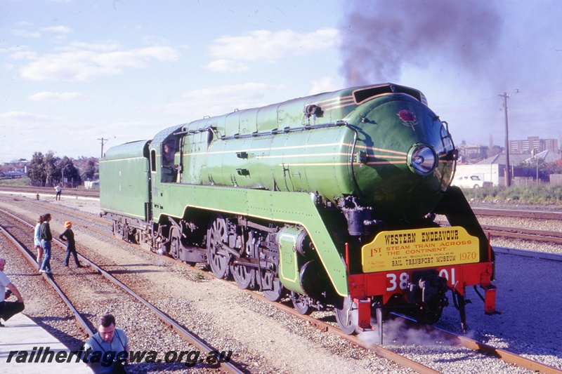 T05510
C 3801 Western Endeavour at Perth Terminal. ER line
