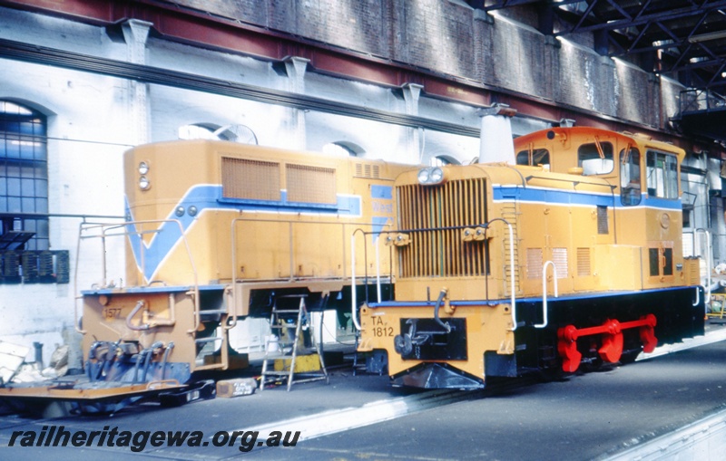 T05522
DA class 1577 under repair at Midland Workshops. ER line.
