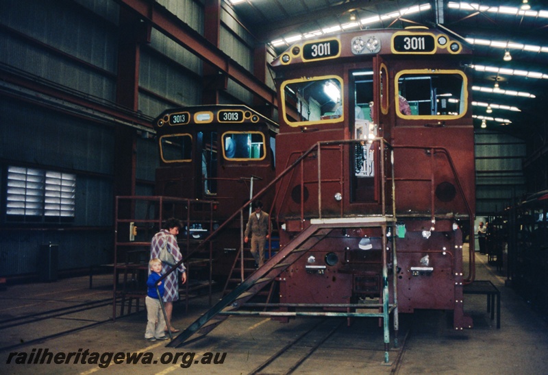 T05550
Hamersley Iron Alco rebuilds 3011 and 3013 at Comeng's works, Bassendean
