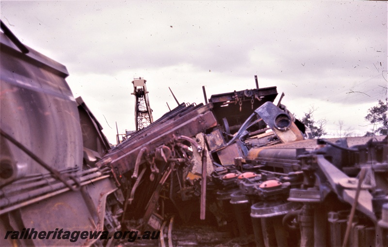 T05559
Mundijong Junction scene of derailment involving V class 1206 and Y class 1105. SWR line
