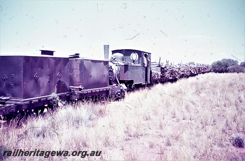 T05588
Son's of Gwalia loco "Midland". Water tanks in front of locomotive.
