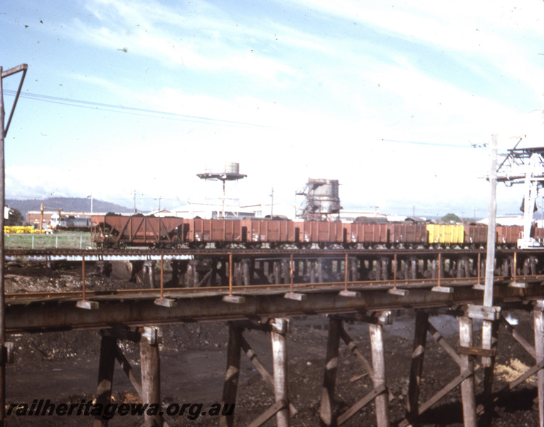T05702
GH and XA wagons loaded with coal  at empty  Midland Workshops coal dam.  ER line  
