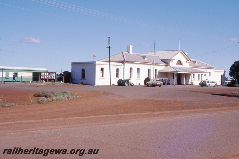 T05791
Station building, Coolgardie, EGR line, streetside view, out of use
