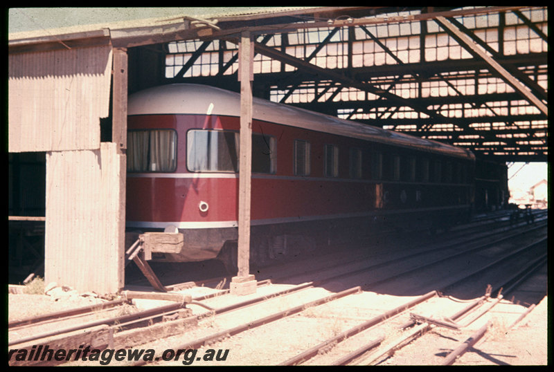 T06656
Commonwealth Railways ARF Class Wegmannfirst class sleeping-observation car, Parkeston
