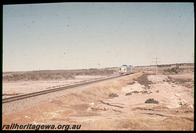 T06668
Prospector railcars, two-car set, unknown location, EGR line
