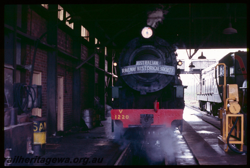 T06726
V Class 1220, Collie loco depot, ARHS 