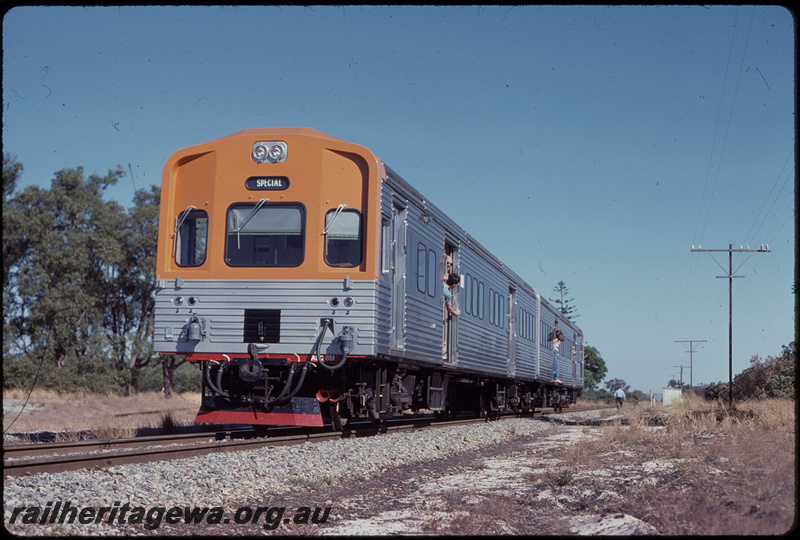 T07601
ADC Class 851, ADL Class 801, Down ARHS hired special to Gingin, Muchea, MR line
