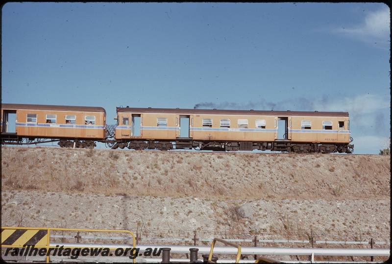 T08168
ADA Class 766 and ADX Class 664, side view, Down suburban passenger service, North Fremantle, ER line
