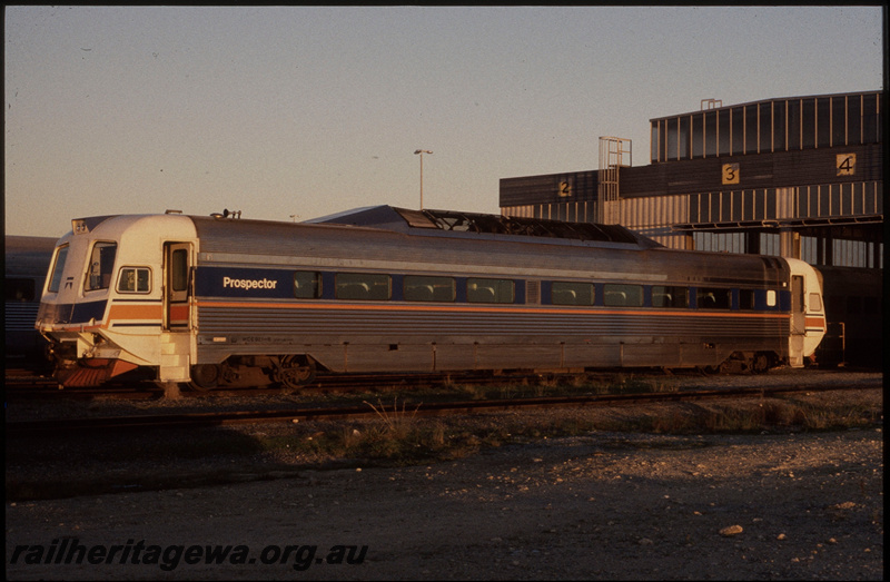 T08436
WCE Class 921 Prospector railcar, stabled, Forrestfield carriage shed
