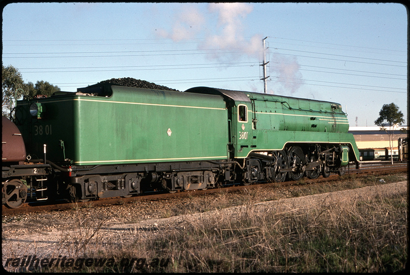 T08683
NSWGR C3801 and L1174 water gin, running around 